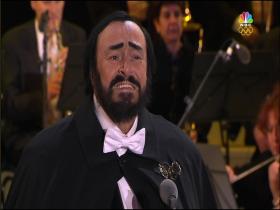 Luciano Pavarotti Winter Olympics 2006, Torino, Italy - Opening Ceremony (HD)